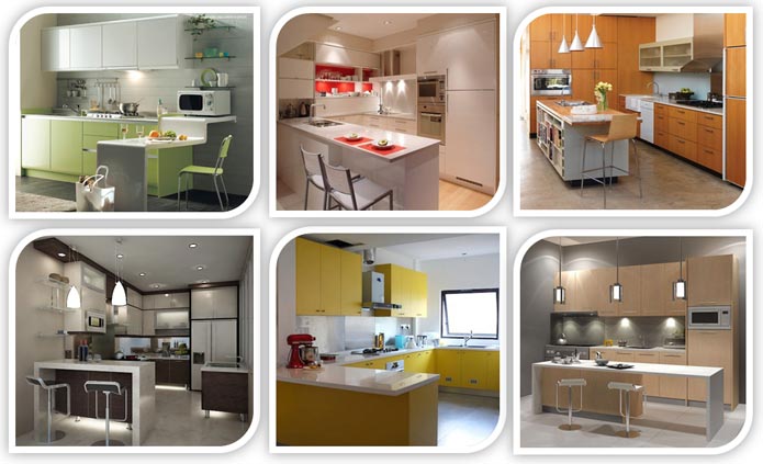 various Pictures Of Modern Contemparary Kitchen Cabinet Design from Malaysia