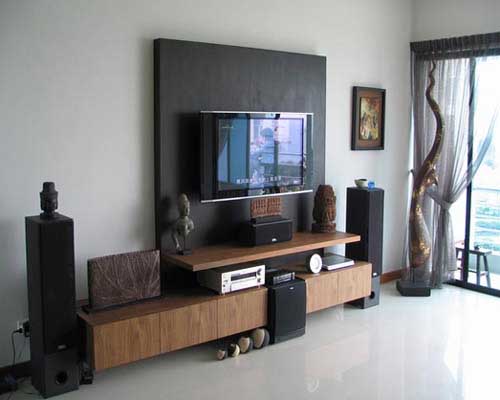 TV Cabinet Design for Condominium